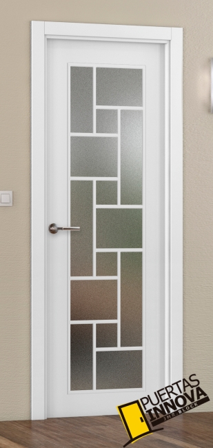 Puerta Lacada Blanca 9560 V
