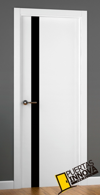 puerta interior blanca lacada mod crisve